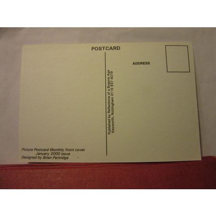 PICTURE POSTCARD MONTHLY magazine CELEBRATING THE MILLENNIUM unused postcard =