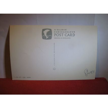 multiview, CORFE CASTLE, DORSET unused postcard by J. Salmon dated 1971 =