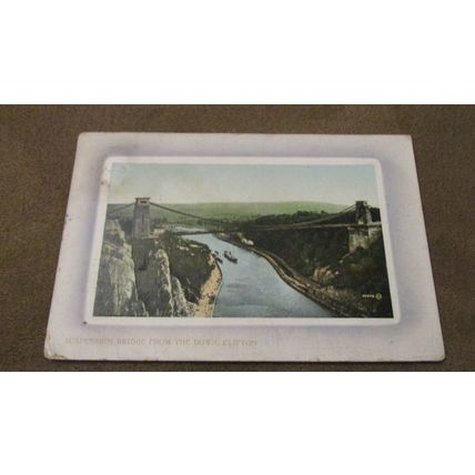 1910 fr Valentines Postcard - Clifton Suspension Bridge - Bristol