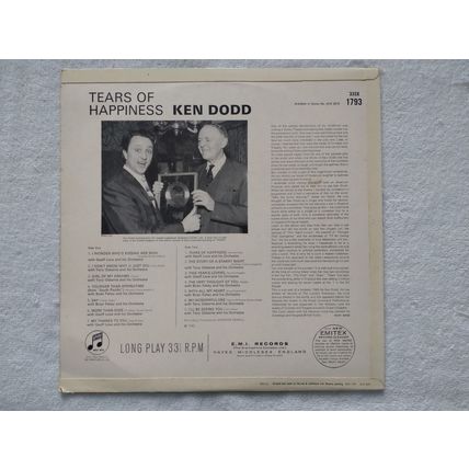 KEN DODD – TEARS OF HAPPINESS - 12" ALBUM