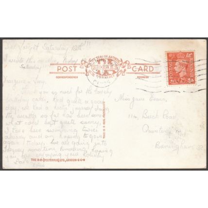 Cliff Gardens, Goodrington, Paignton, Devon, 1950 - RA Series RP Postcard