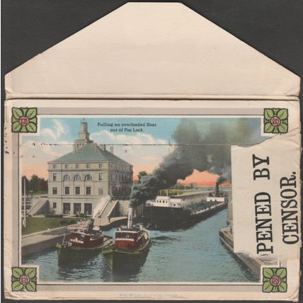 20 Souvenir Views of Sault Ste Marie, Michigan, 1916 - Postcard Views