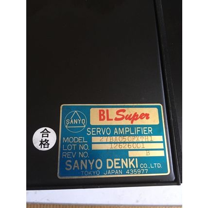 SANYO DENKI 27BA050FXTH1, BL-SUPER SERVO AMPLIFIER,27BAO5OFXTH1,BB