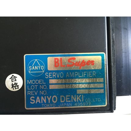 SANYO DENKI 27BA050FXTH1, BL-SUPER SERVO AMPLIFIER,27BAO5OFXTH1,BB