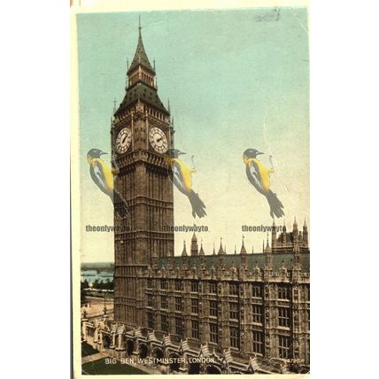 Big Ben, Westminster, London, G5795R, Postcard, 1939