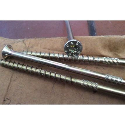 High performance SCHMID Star Drive GPR wood screws 6mm x 150m Box of 100 screws