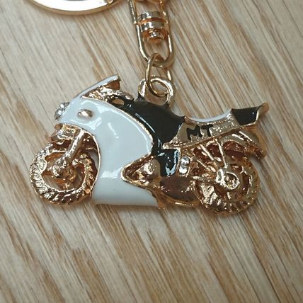 Motorbike Motorcycle Keyring Bag Charm Gift Idea