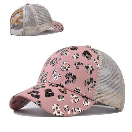 Bun Hat Cotton Summer Sun Sport Snapback Ponytail Baseball Cap Ladies High