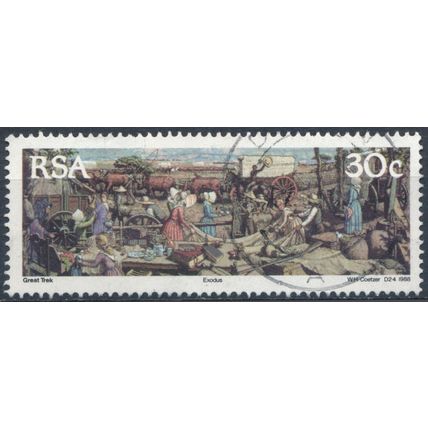 150ᵗʰ Anniv of Great Trek: 30c - South Africa 1988 - F H - SG 674