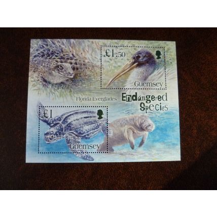 Guernsey 2006 Endangered Species Florida Everglades Miniature Sheet SGMS1096