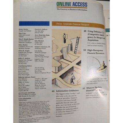 Online Access Magazine September/October 1987 - Buyer's Guide...; Financial Info