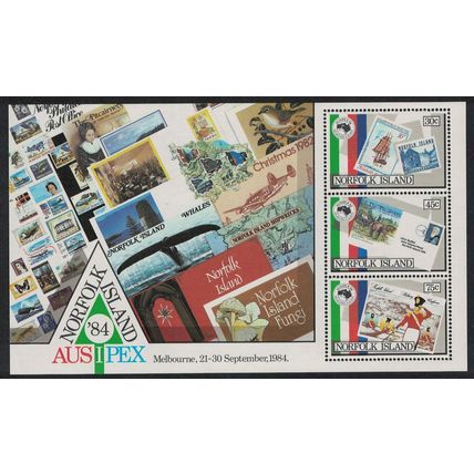 Norfolk 'Ausipex' Stamp Exhibition Melbourne MS 1984 MNH SG#MS346 Sc#346a