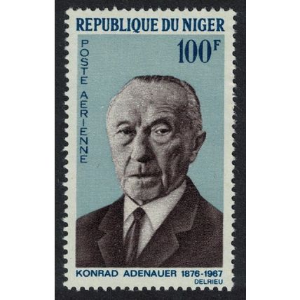 Niger Konrad Adenauer Commemoration 1967 MNH SG#268