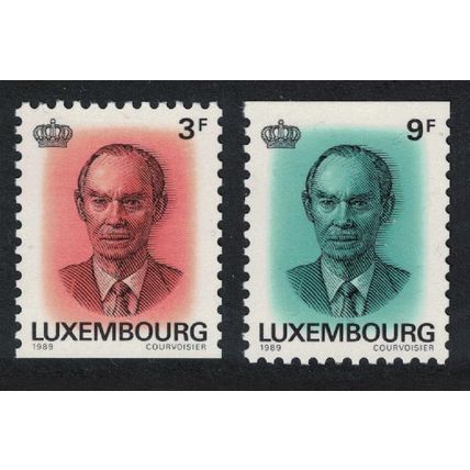 Luxembourg Accession of Grand Duke Jean 2v 1989 MNH SG#1252-1253 MI#1225-1226