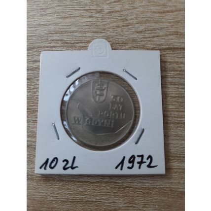 10 Zloty 1972 Hafen Gdynia Münze