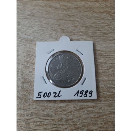 Polen 500 Zloty 1989 - Wladyslaw II Jagiello - Münze .