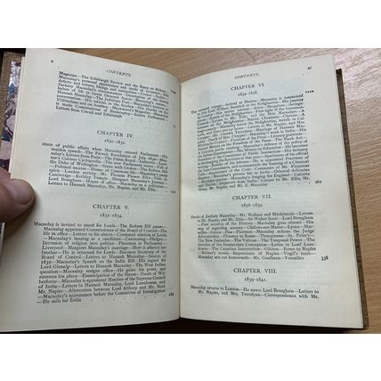 RARE* 1893 "THE LIFE & LETTERS OF LORD MACAULAY" BIOGRAPHY ANTIQUE BOOK (P4)