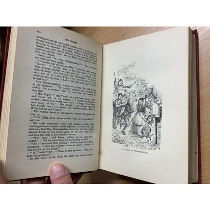 1912 CHARLES DICKENS "CHRISTMAS BOOKS PICTURES ITALY AMERICAN NOTES" BOOK (P6)
