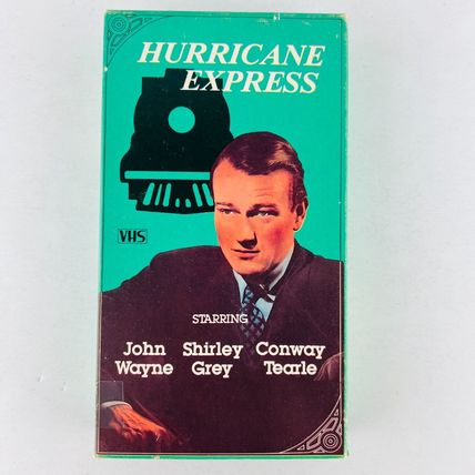 John Wayne - Hurricane Express VHS Video Tape Rare!