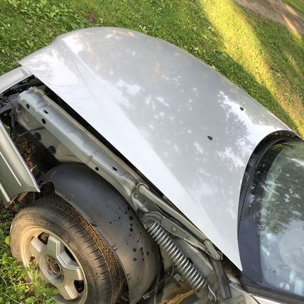 Volvo C70 S70 V70 419 Silver Hood OEM 98 99 2000 01 02 03 04