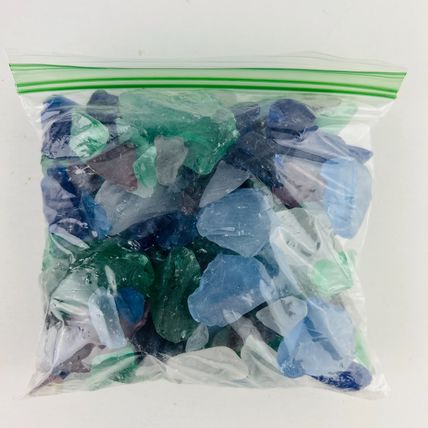 Bag Multi-Color Rough Cut Translucent Lava Rocks Gems Stones for Vase Accents L2