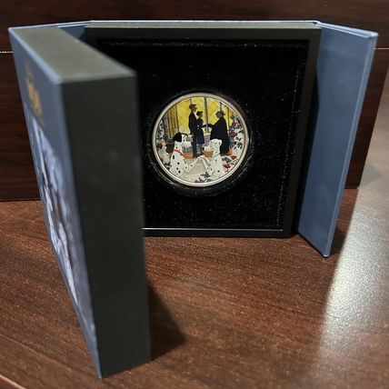 1 Oz Silver Collectible 2022 101 Dalmatians Love Low Mintage Of Only 2000 Made