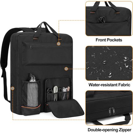Solar Panel Storage Bag, Travel Backpack Compatible with Jackery Solarsaga 100W