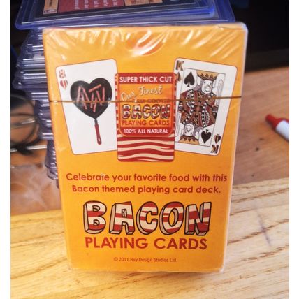 BACON VINTAGE PLAYING CARDS 2011 SEALED DECK BY DESIGN STUDIOS LTD.