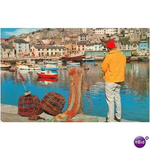 The Harbour, Brixham, Devon 1973 - Colourmaster - PT1219