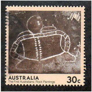 AUS 1984 30c 'ROCK PAINTINGS' FINE USED (EBID14865)
