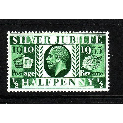 GREAT BRITAIN 1935 SILVER JUBILEE SG 453 1/2d GREEN M MINT#2