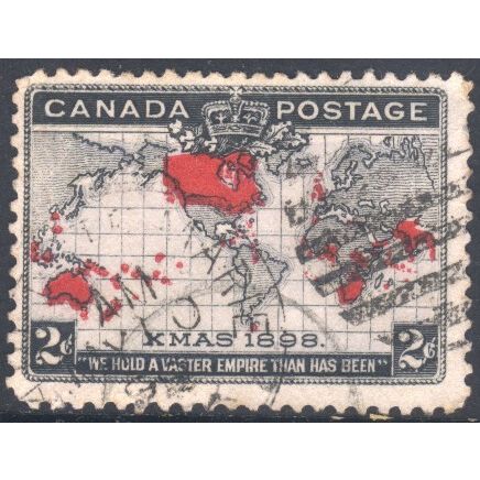 Canada 1898 - SG168 - 2c black, red and blue - Imperial Penny Postage - used