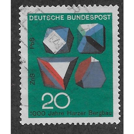 GER 1968 20pf 'SCIENTIFIC ANNIVERSARIES' FINE USED (EBID60-741)