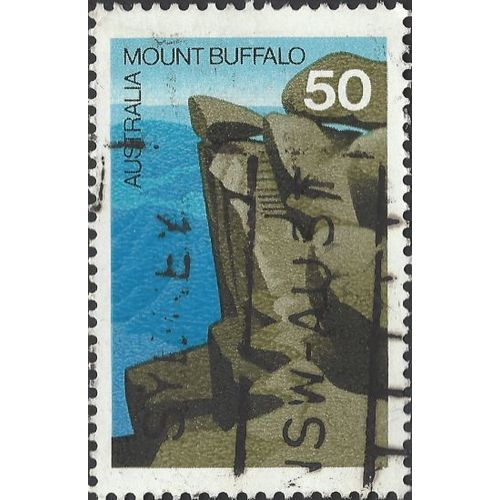 AUSTRALIA, Mount Buffalo, blue 1976, 50c, #5
