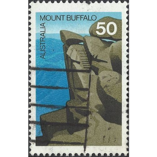 AUSTRALIA, Mount Buffalo, blue 1976, 50c, #4