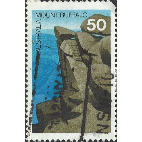 AUSTRALIA, Mount Buffalo, blue 1976, 50c, #6
