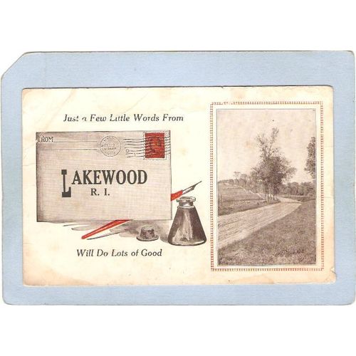 Rhode Island Lakewood Just A Few Words From Lakewood R I Will Do Lots Of G~633