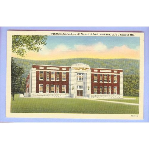 New York Windham Catskill Mts Windham-Ashland-Jewett Central School Front ~84