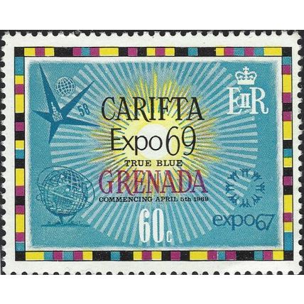 GRENADA, CARIFA, Expo 69, blue 1969, 60c