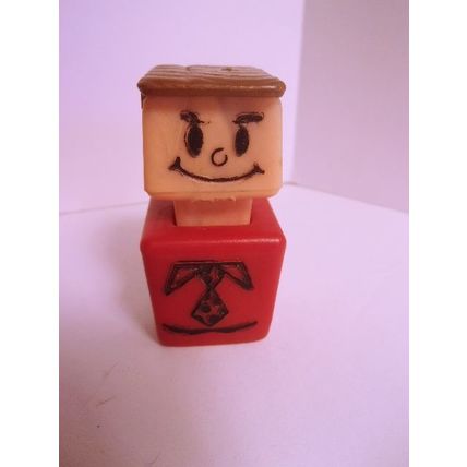 Vintage 1974 Playskool Man Figure 2" tall Excellent Condition