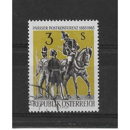 Austria.Centenary of Paris Postal Conference stamp.Fine Used.Aug22