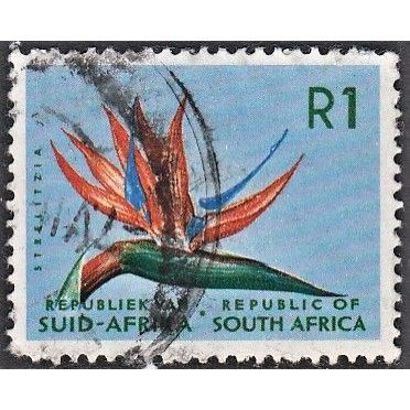 South Africa, 1965 R1 Bird of Paradise, SG 251 (Scott #342), used