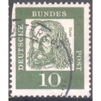 Germany 1961 - SG1264 - 10pf green - "Durer" - used 2