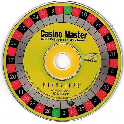 Casino Master Gold Edition (PC-CD, 1993) for Windows - NEW CD in SLEEVE