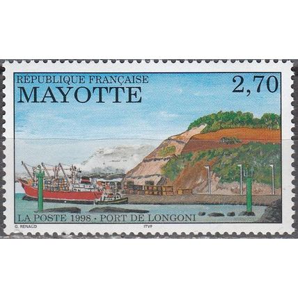 Mayotte 1998 Michel 44 Neuf ** Cote (2002) 2.00 € Le port de Longoni