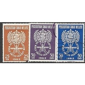 MALAYAN FEDERATION 1962 SG 23/25 - fine used (o)