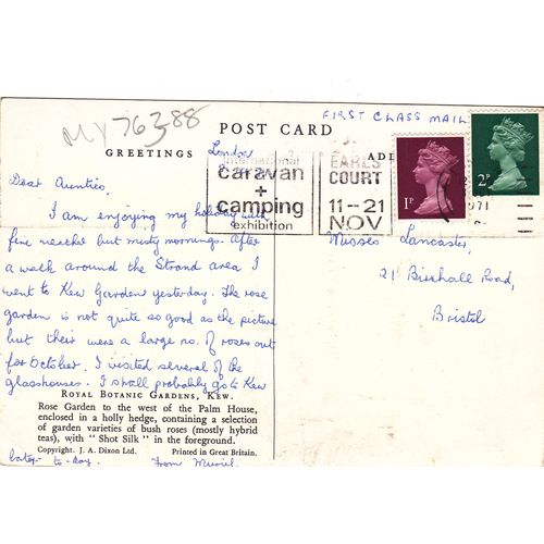 Royal Botanic Gardens Kew(nice slogan) Middlessex Postcard (NBL76388)