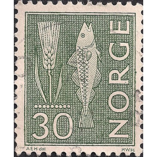 NORWAY, FISH, Barley and Cod, 1962, 30