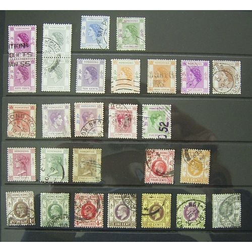 HONG KONG OLDER USED STAMPS ( 28 STAMPS)