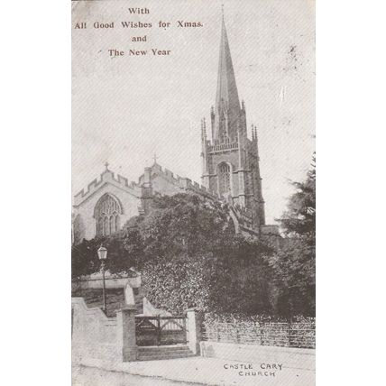 Castle Cary Church Somerset Postcard (SM77943)